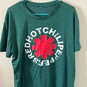 Red Hot Chili Peppers Green T-Shirt